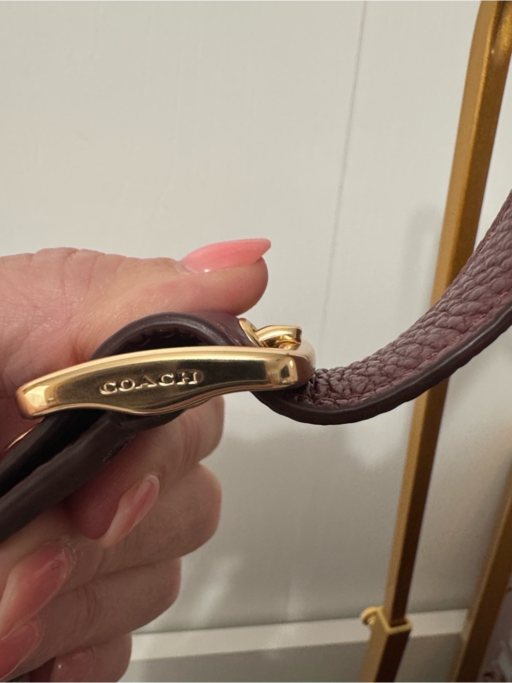 2025 Coach Hadley Hobo shoulder bag in Merlot NWOT - Picture 7 of 14
